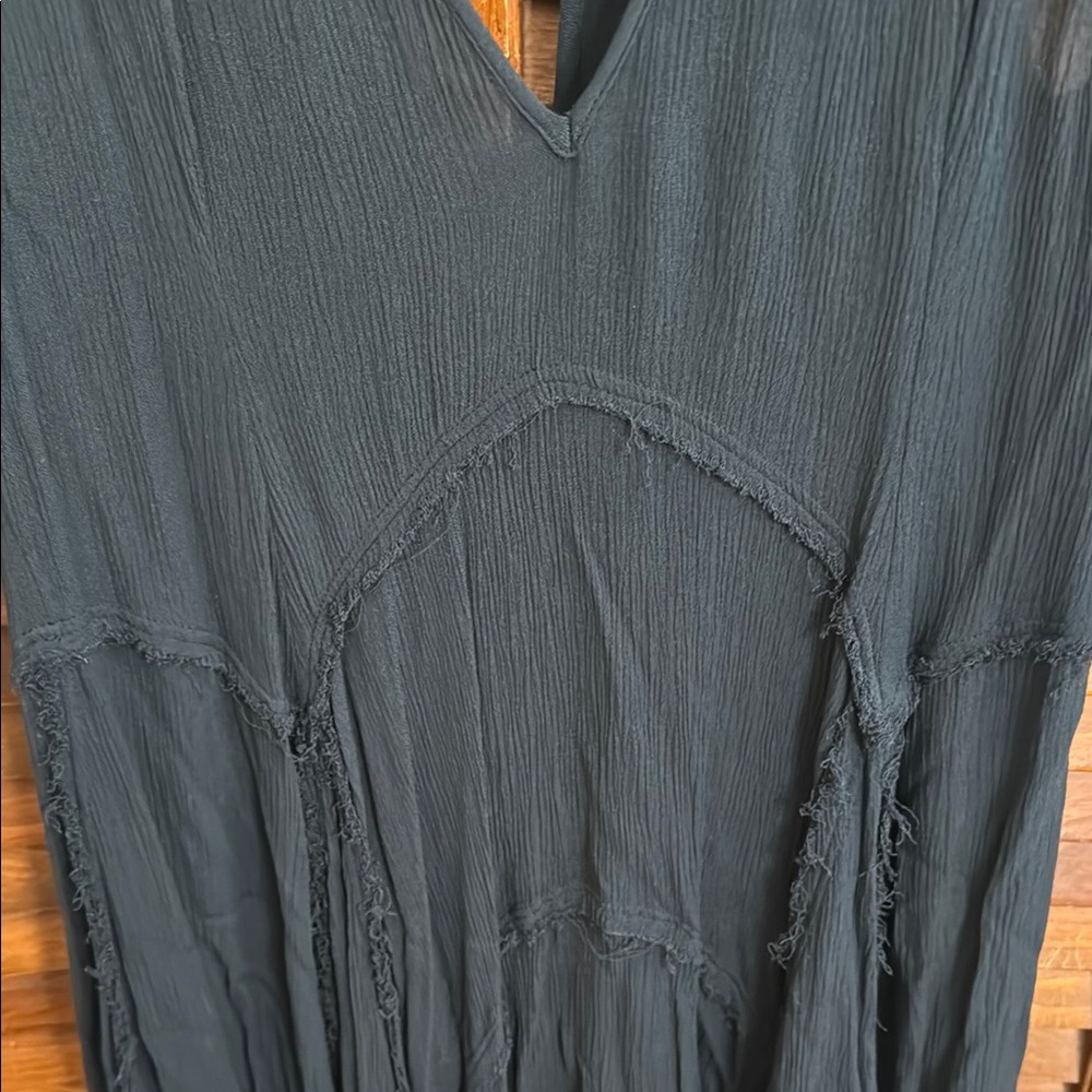 Free People Navy Maxi Dress